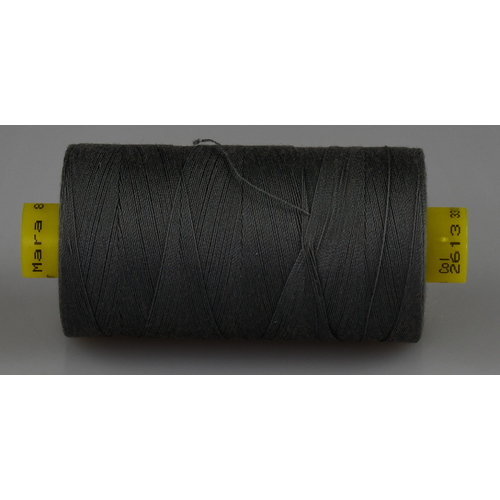 Mara M120 GREY Polyester Thread x 1000mt Colour No.2613