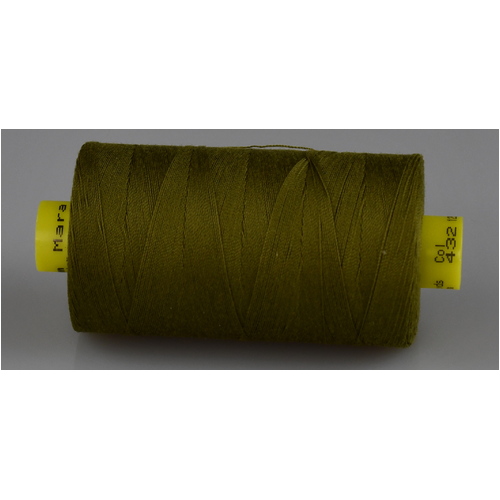 Mara M120 KHAKI Polyester Thread x 1000mt Colour No.432