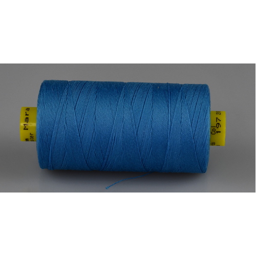 Mara M120 LIGHT BLUE Polyester Thread x 1000mt Colour No.197