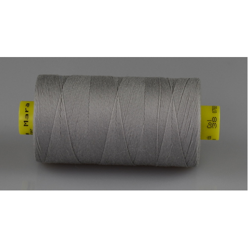 Mara M120 LIGHT GREY Polyester Thread x 1000mt Colour No.38