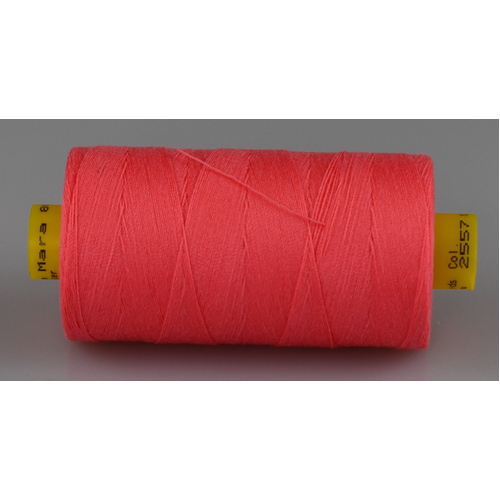 Mara M120 PINK Polyester Thread x 1000mt Colour No.2557