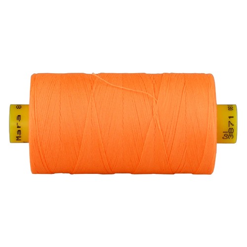 Mara 30 Fluro Orange Polyester Sewing Thread Tex 100 x 300mt Colour 3871