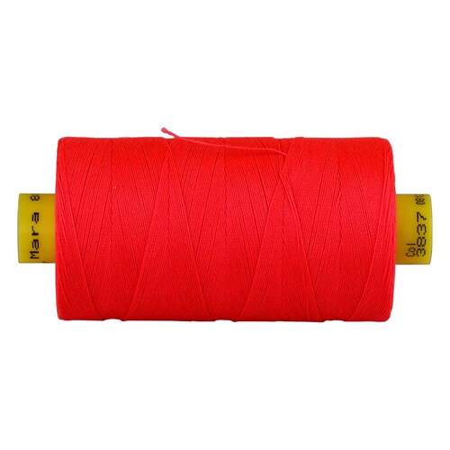 Mara 30 Fluro Pink Polyester Sewing Thread Tex 100 x 300mt Colour 3837