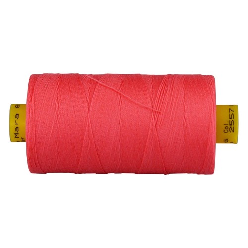 Mara 30 Pink Polyester Sewing Thread Tex 100 x 300mt Colour 2557