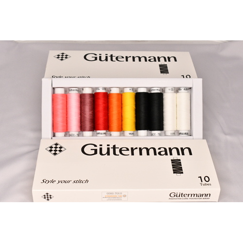 Polyester Corespun Thread M80 Pack 2 - Warm Colours