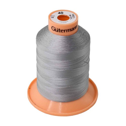 Gutermann Tera 40 Inner Bonded Polyester Sewing Thread x 1200m [colour: Light Grey]