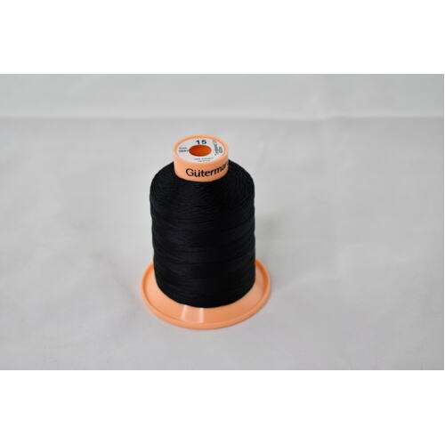 Terabond Black 15 UV stabilised Sewing Thread x 400mt