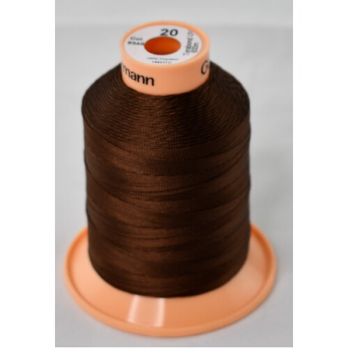 Terabond Brown 20 UV stabilised Inner Bonded Sewing Thread x 600mt