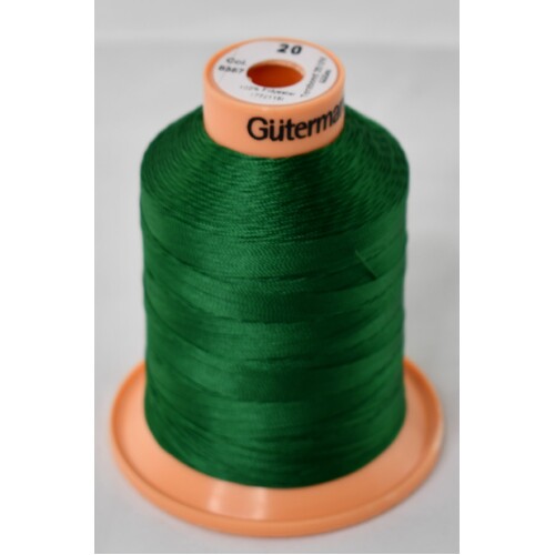 Terabond Dark Green 20 UV stabilised Inner Bonded  Sewing Thread x 600mt