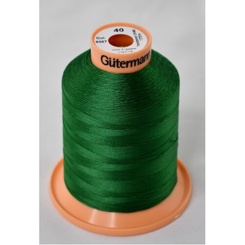 Terabond Green 40 UV stabilised Inner Bonded  Sewing Thread x 1200mt