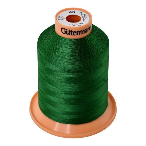 Terabond Green 40 UV stabilised Inner Bonded  Sewing Thread x 1200mt