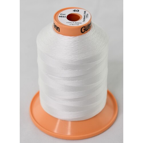 Gutermann Terabond 40 UV stabilised Sewing Thread x 1200m [colour: White]