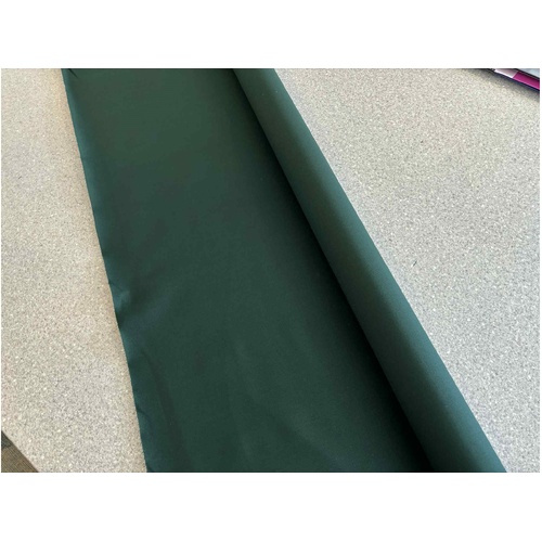 Bottle Green Roll 1mt cut 150cm 265gsm Australian Made poly-viscose
