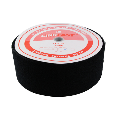 LOOP SIDE BLACK 100mm x 25mt