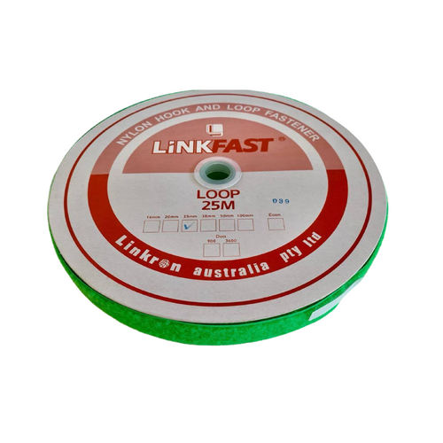 LOOP SIDE EMERALD GREEN 25mm x 25mt