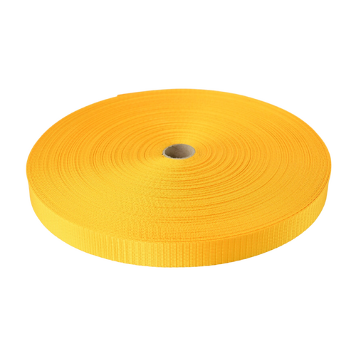 HPW Bike Helmet Webbing GOLD 25mm x 10mt