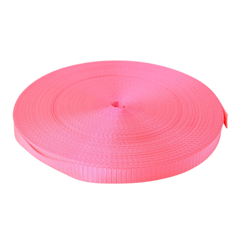 HPW Bike Helmet Webbing PINK 25mm x 10mt