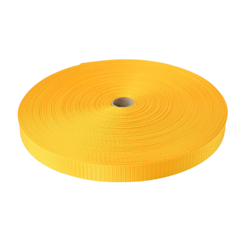 HPW Bike Helmet Webbing GOLD 25mm x 50mt