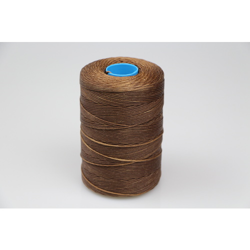 MOX waxed polyester sewing thread Mahogany 1.2mm 400m spool
