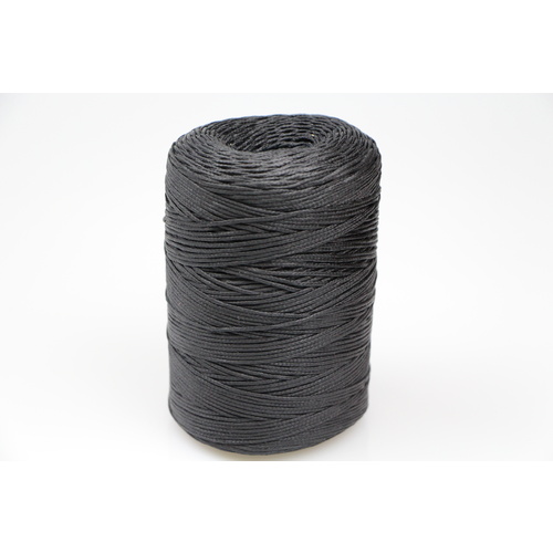 MOX waxed polyester sewing thread Black 1.4mm 400m spool 