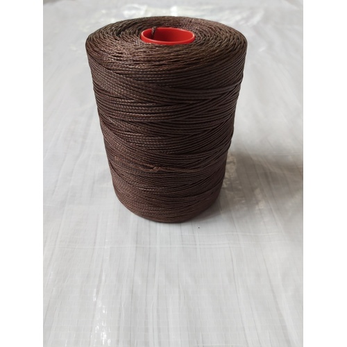 MOX waxed polyester sewing thread Mahogany 1.4mm 400m spool