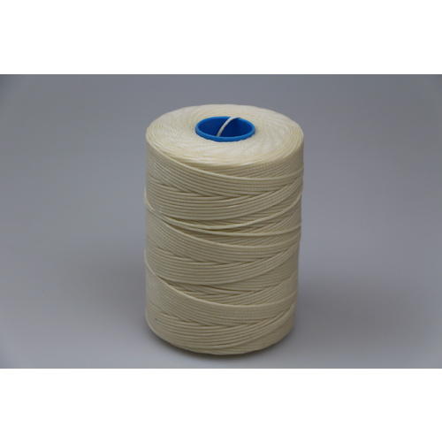 MOX waxed polyester sewing thread White 1.4mm 400m spool 