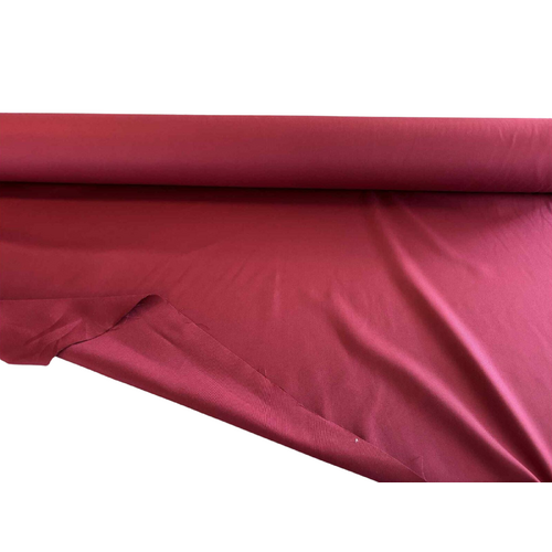 Burgundy 1 MT CUT 150cm 265gsm Australian Made poly-viscose