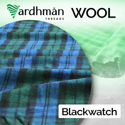 Blackwatch Wool  210cm by 1 x metre