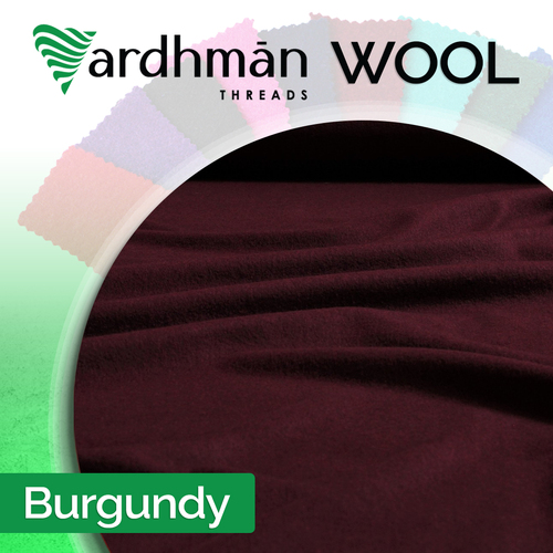 BURGUNDY wool 210cm by 1 x metre