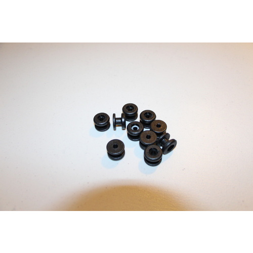 10 x  Bungie loop buttons in bulk pack suits 6mm shock cord