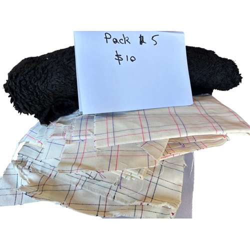 Fabric Pack - FIve - Various ripstop and sherpa fabrics