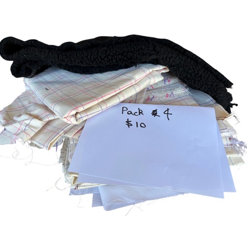 Fabric Pack - Four - Various ripstop and sherpa fabrics