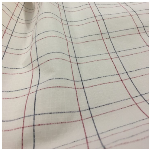 Poly Cotton 35/65 Tearlock 205cm burgundy/navy 25mt Roll