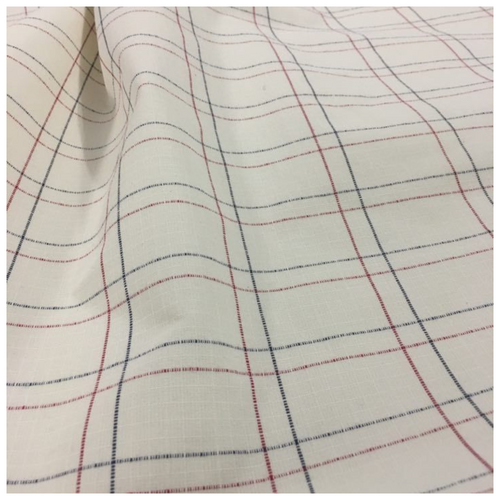 Poly Cotton 35/65 Tearlock 205cm burgundy/navy
