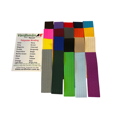 Polyester binding tape Colour Swatch