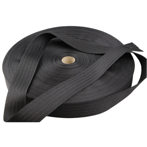 Polyester binding tape BLACK 36mm x 100mt