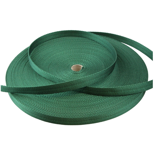 Polypropylene Webbing BOTTLE GREEN 20mm x 50mt