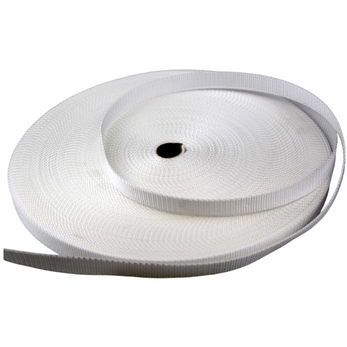 Polypropylene Webbing WHITE 20mm x 50mt