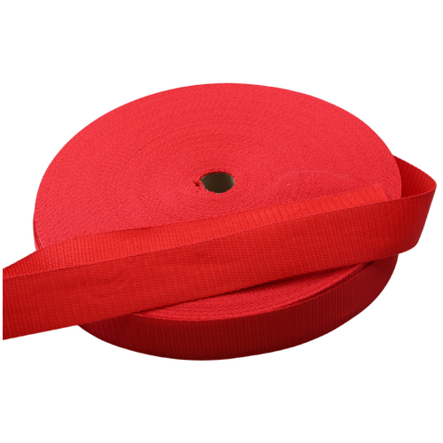 Polypropylene Webbing RED 38mm x 10mt