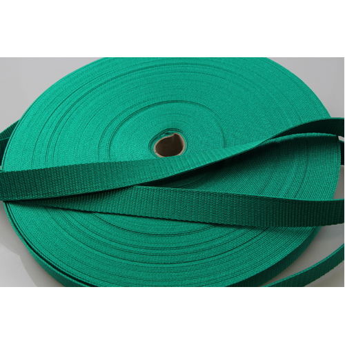 Polypropylene Webbing EMERALD GREEN 38mm x 10mt