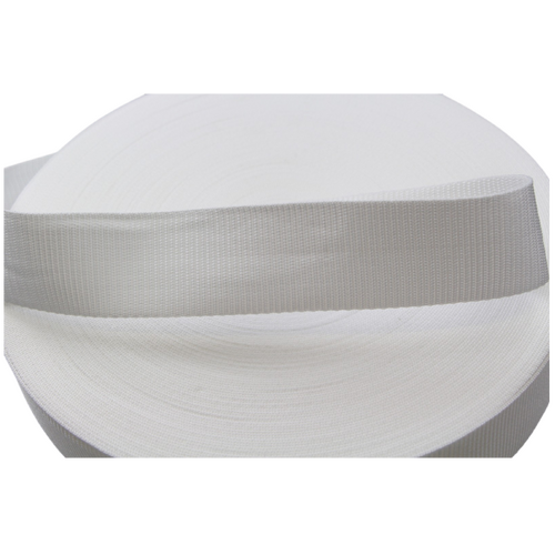 Polypropylene Webbing WHITE 38mm x 50mt