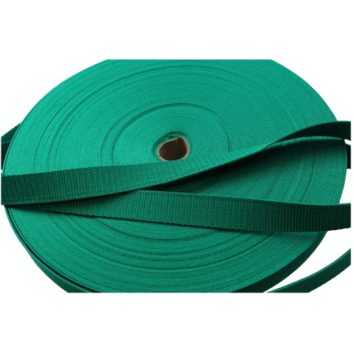 Polypropylene Webbing EMERALD GREEN 38mm x 50mt
