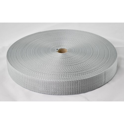 Polypropylene Webbing GREY 38mm x 50mt