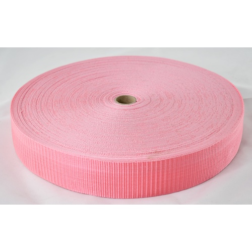 Polypropylene Webbing PINK 38mm x 50mt