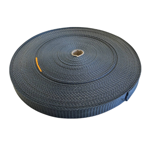 Polypropylene Webbing CHARCOAL 25mm x 10mt