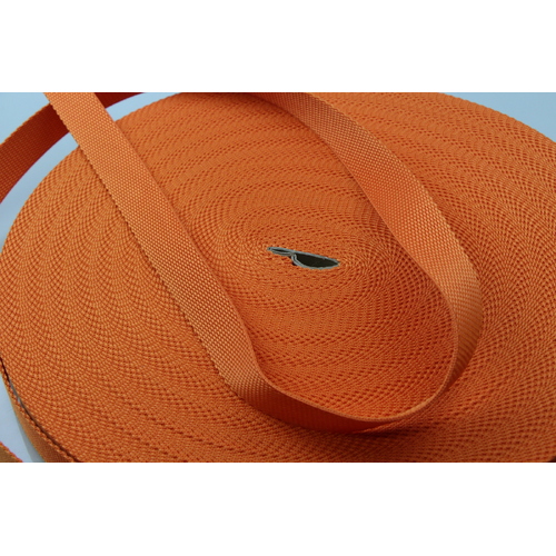 Polypropylene Webbing ORANGE 25mm x 10mt