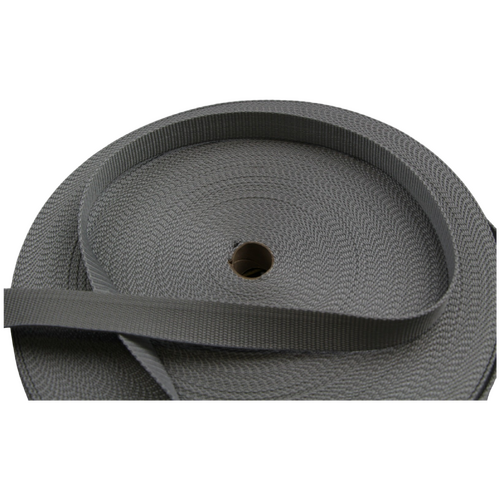 Polypropylene Webbing GREY 25mm x 50mt
