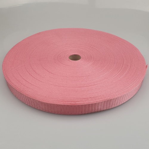 Polypropylene Webbing PINK 25mm x 50mt