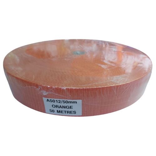 Polypropylene Webbing ORANGE 50mm x 50mt