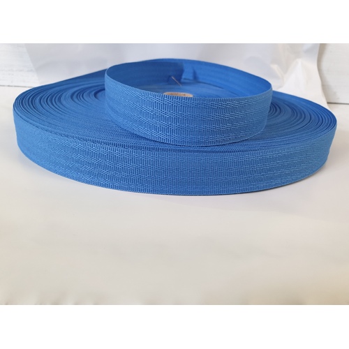 Polyester Binding Tape STEEL BLUE 25mm x 100mt